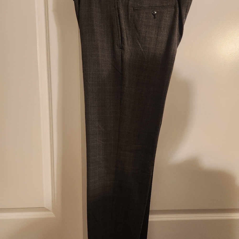 Michael Kors Navy tweed trousers.40x30"